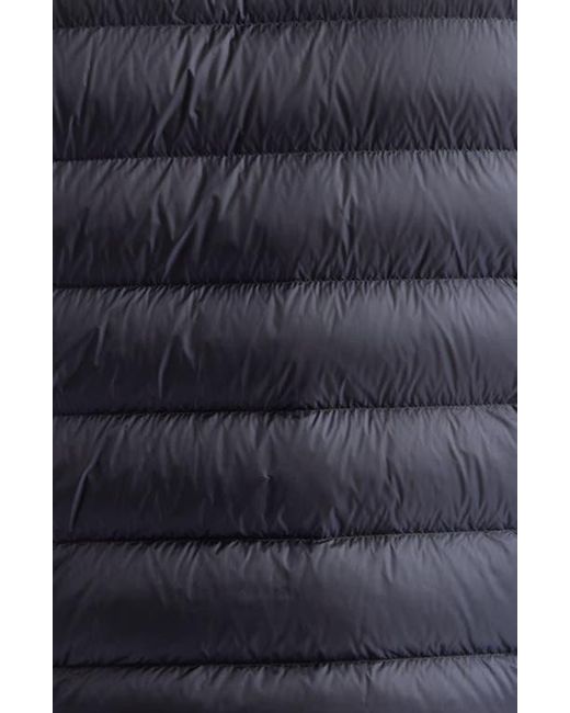 Moncler Blue Verith Hooded Down Jacket for men