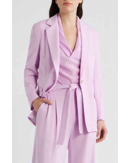 Boss Purple Jocaluah One-Button Jacket