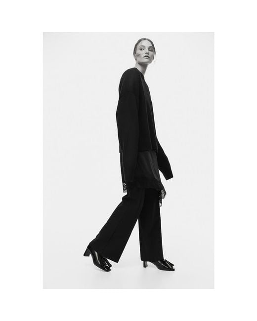 H&M Black Flared Pants