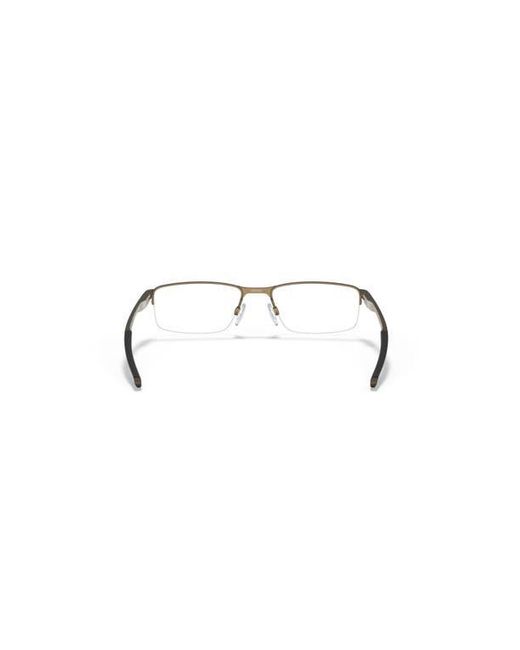 Oakley Gray 54Mm Rectangle Optical Glasses for men
