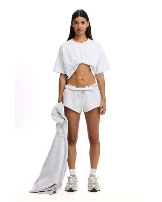 Cotton On White Active Plush Micro Short
