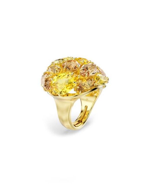 Swarovski Metallic Gema Cocktail Ring