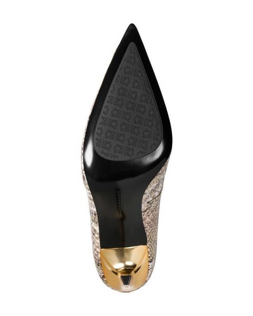 Donna Karan Metallic Panthia Pointed Toe Pump