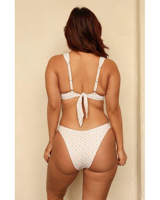 Dippin' Daisy's Brown Rosette Super Cheeky Bikini Bottom