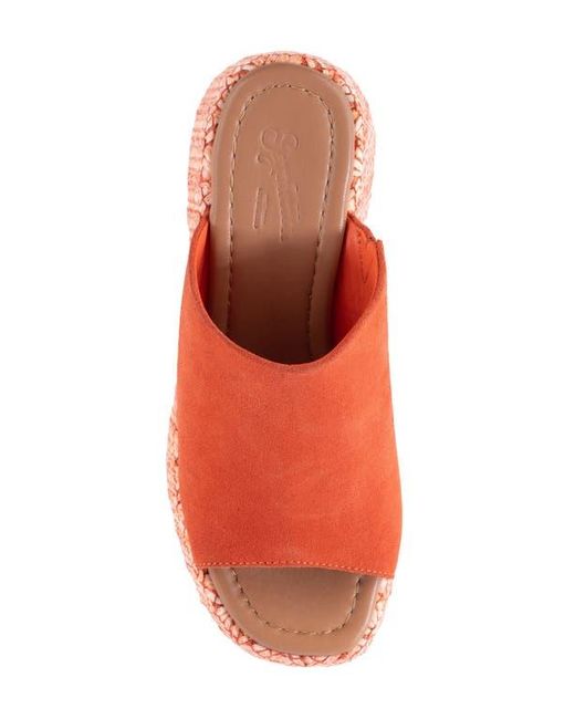 Seychelles Red Tulip Platform Sandal