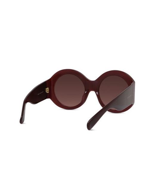 Givenchy Brown Cocoon 56Mm Round Sunglasses