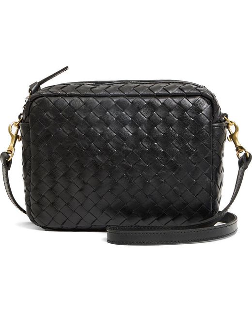 Clare V. Black Midi Sac Leather Crossbody Bag
