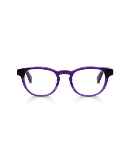 Eyebobs Multicolor Clearly 46Mm Round Light Blocking Glasses