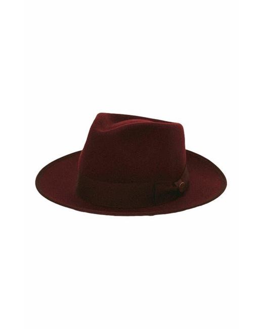 Two Roads Hat Co. Brown Waterloo Fedora for men