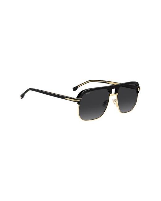 Boss Black 59Mm Gradient Square Sunglasses for men