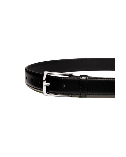 Charles Tyrwhitt Black Leather Formal Belt for men