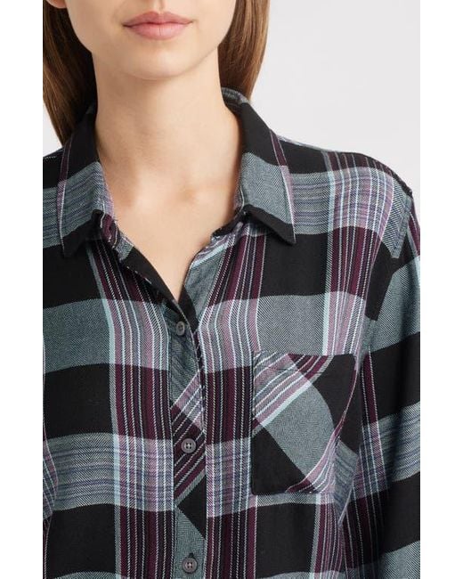 Rails Black Hunter Plaid Button-Up Shirt