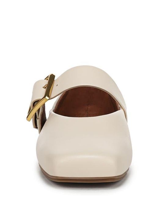 Franco Sarto Natural Oakes Square Toe Flat