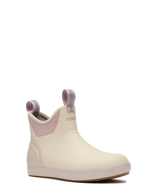 XtraTuf White Inch Ankle Deck Boot