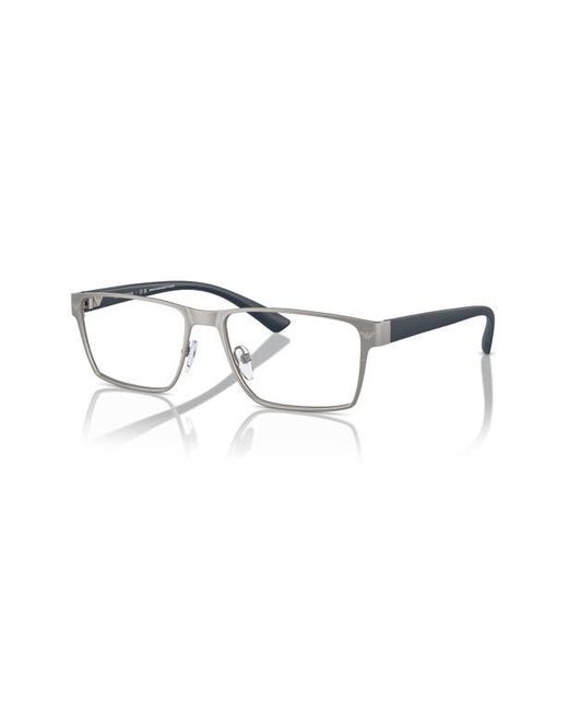 Emporio Armani Multicolor 53Mm Rectangle Optical Glasses for men