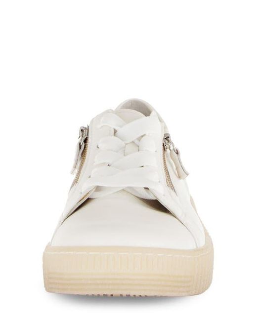 Gabor White 63.334 Platform Sneaker