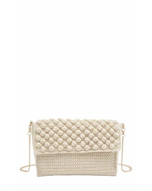 Moda Luxe Metallic Stylish Celeste Crossbody Handbag For