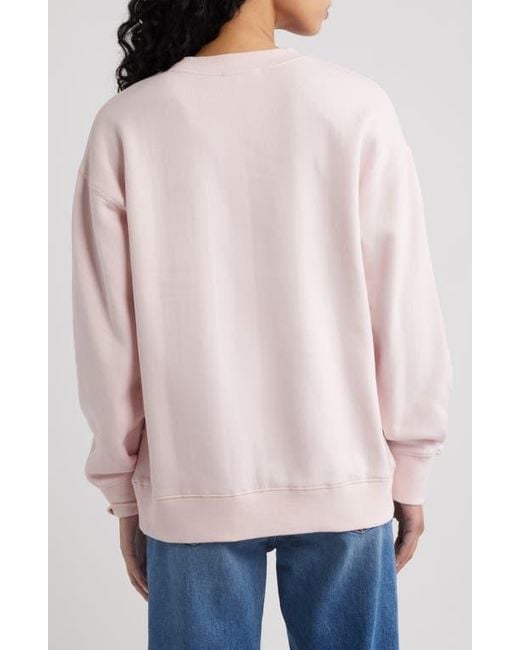 LoveShackFancy Pink Palo Patch Sweatshirt