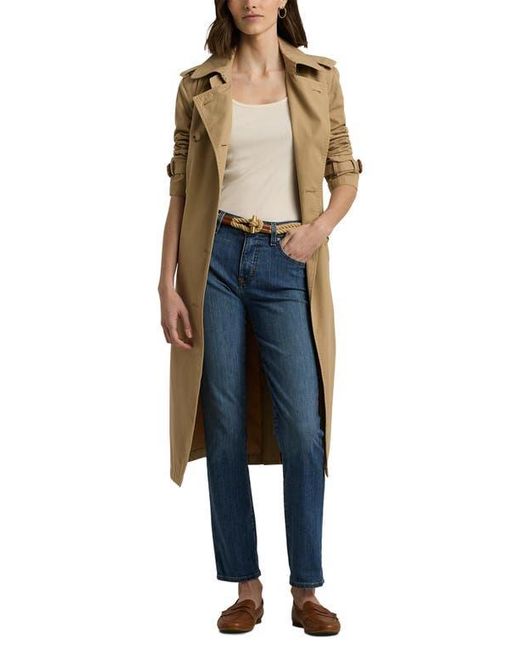 Ralph Lauren Blue Mid Rise Straight Leg Jeans