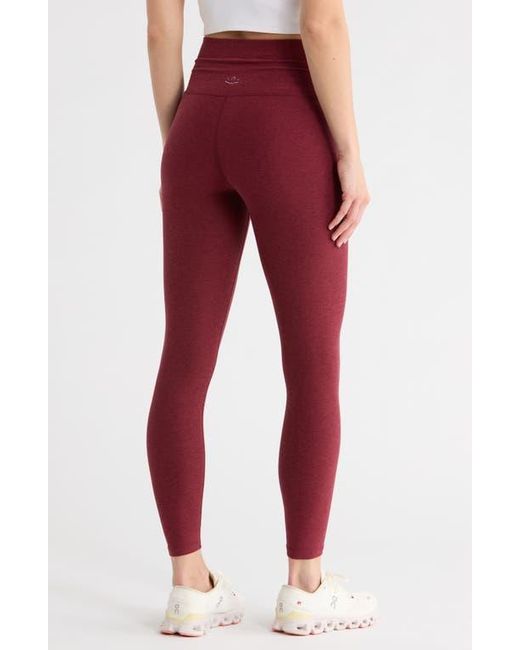 Beyond Yoga Red Your Leisure Space Dye High Waist Midi Leggings