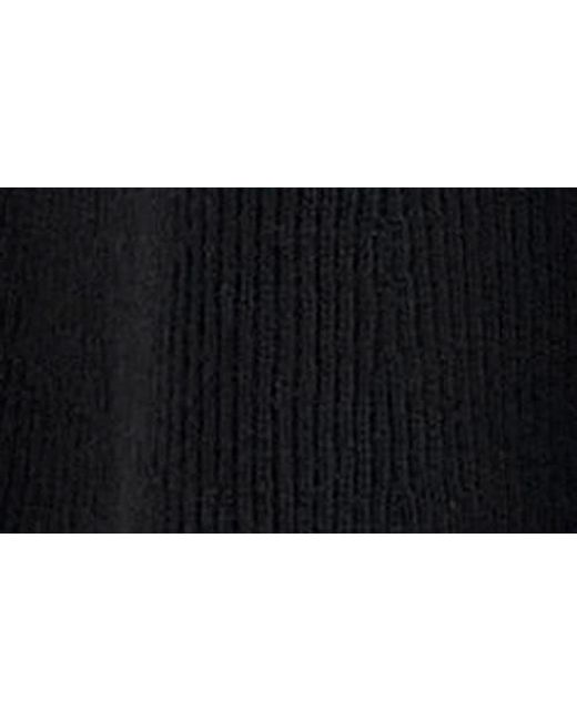 House Of Cb Aubrey Wool Blend Peplum Cardigan in Black | Lyst