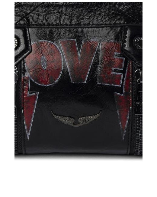 Zadig & Voltaire Black Sunny Mood Punk Crossbody Bag