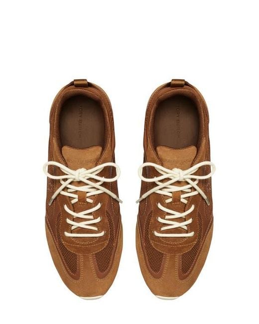 Tory Burch Brown Field Sneaker
