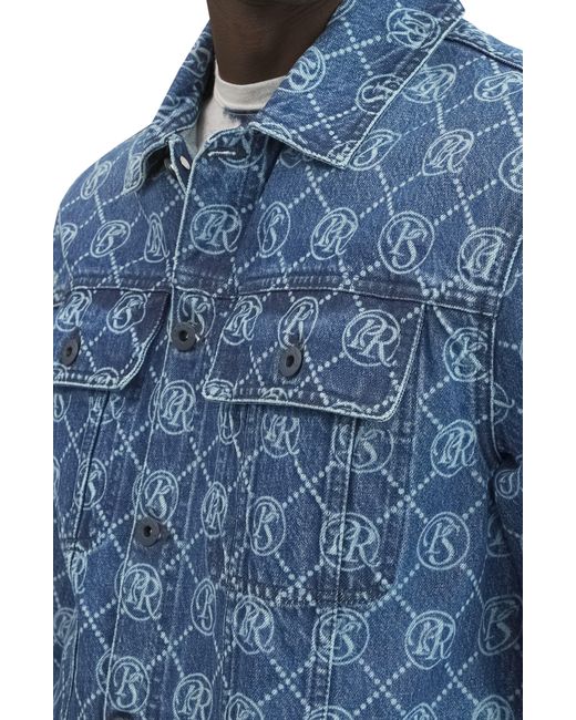 PRPS Blue Takaora Denim Jacket for men