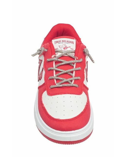 TRUE RELIGION Ladies Allison Logo Sneaker in Red | Lyst