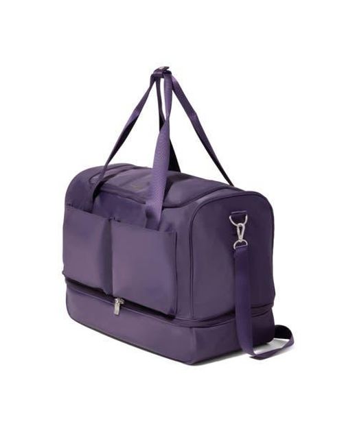 Baggallini Purple Deluxe Fifth Avenue Weekender Bag
