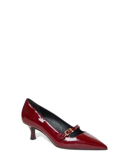 Bruno Magli Red Parza Pointed Toe Pump
