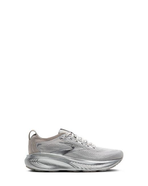 Brooks White Adrenaline Gts 25 Running Shoe