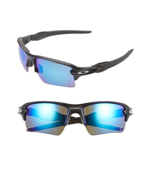Oakley Blue Nfl Flak 2.0 Xl 59mm Polarized Sunglasses - Indianapolis Colts for men