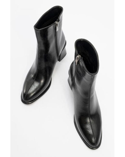 Prologue Shoes Black Maura Block Heel Boot
