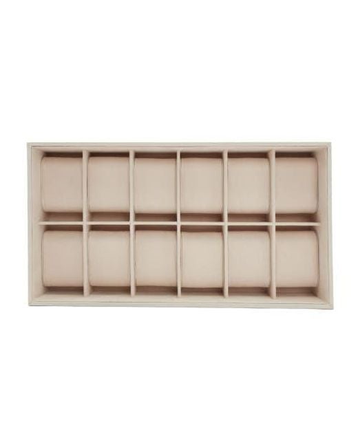 Wolf Natural Vault 12 Piece Watch Tray Insert
