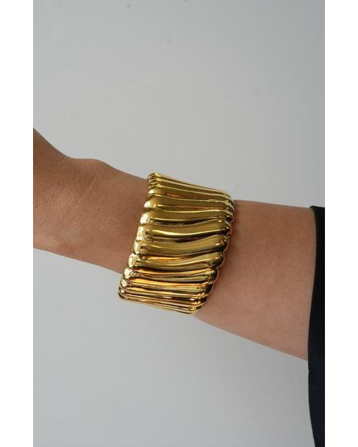 Argento Vivo Natural Twisted Wide Cuff