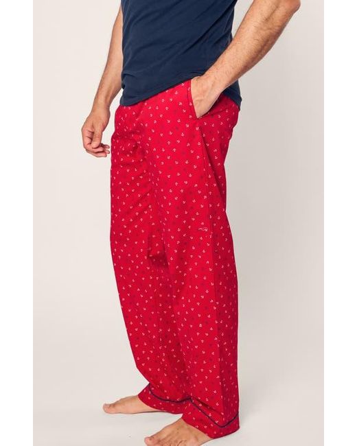 Petite Plume Red Anchors Away Pajama Pants for men