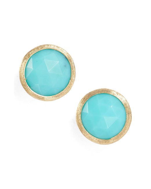 Marco Bicego Blue Jaipur Semiprecious Stone Stud Earrings