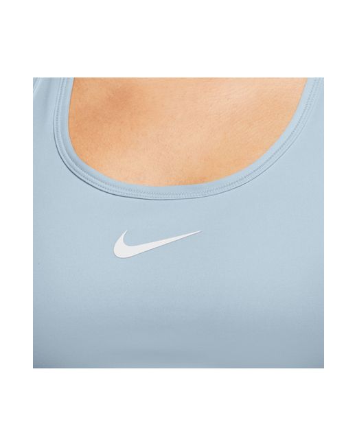 Nike Drifit Padded Sports Bra in Brown Lyst