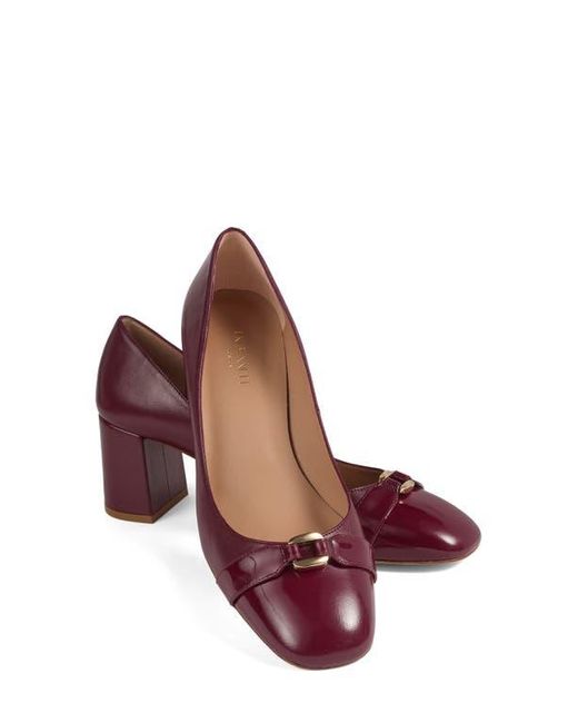 L.K.Bennett Red Kate Block Heel Pump