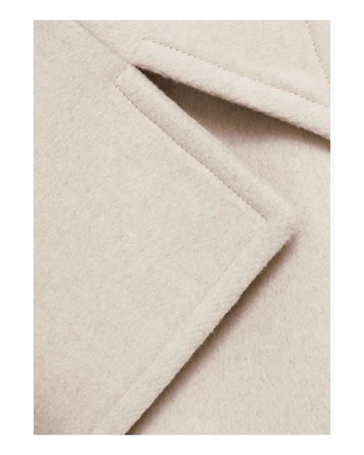 Mango Natural Double Breasted Jacket
