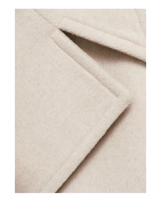 Mango Natural Double Breasted Jacket