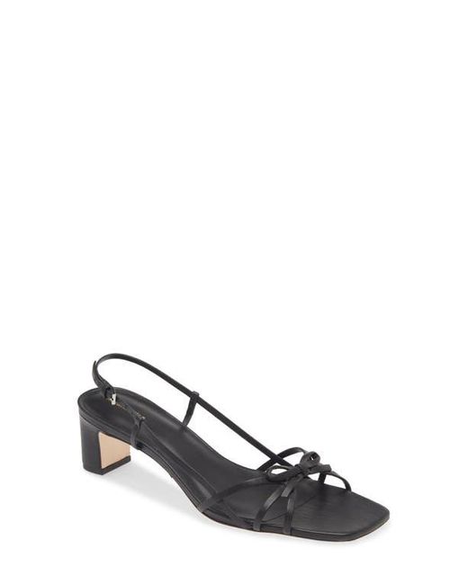 Reformation White Sally Slingback Sandal