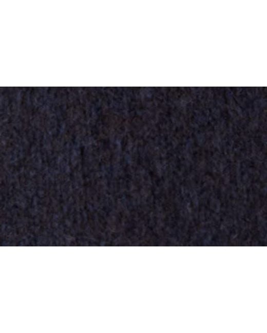 Acne Blue Krisp Layered Yak Hair & Alpaca Blend Sweater Hoodie