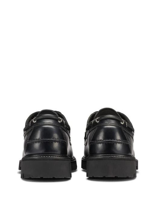 G.H.BASS Black Ranger Camp Moc Toe Loafer for men