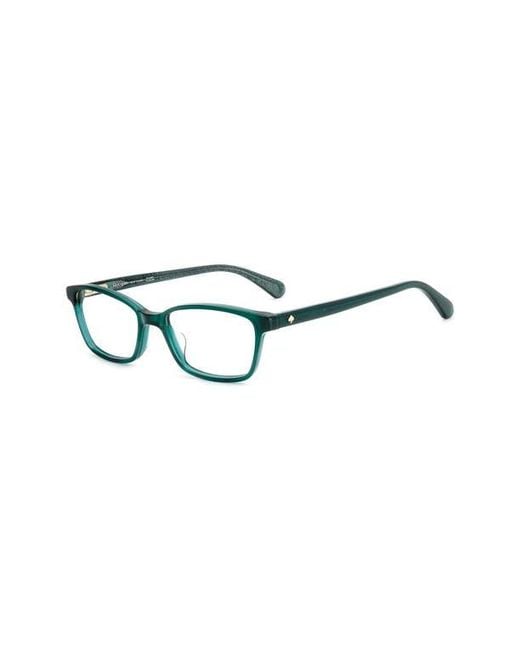 Kate Spade Black Agnessa 49Mm Rectangular Reading Glasses