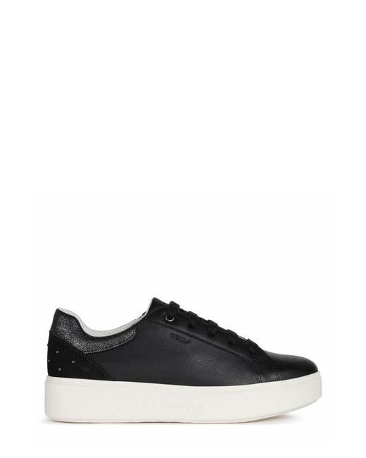 Geox Black Nhenbus Platform Sneaker