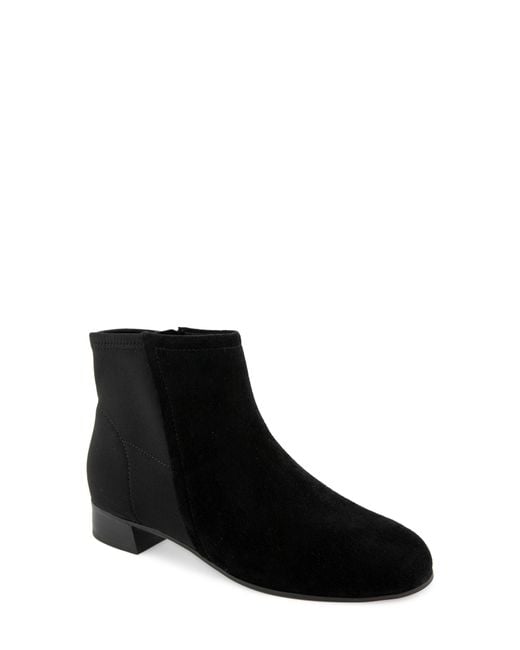 Munro Black Flora Bootie