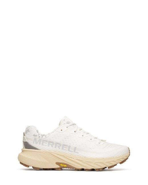 Merrell White Agility Peak 5 Running Shoe for men