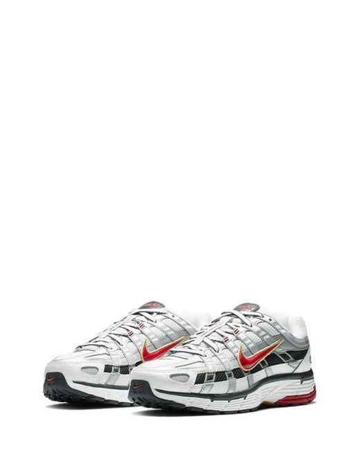 Nike White P-6000 Sneaker